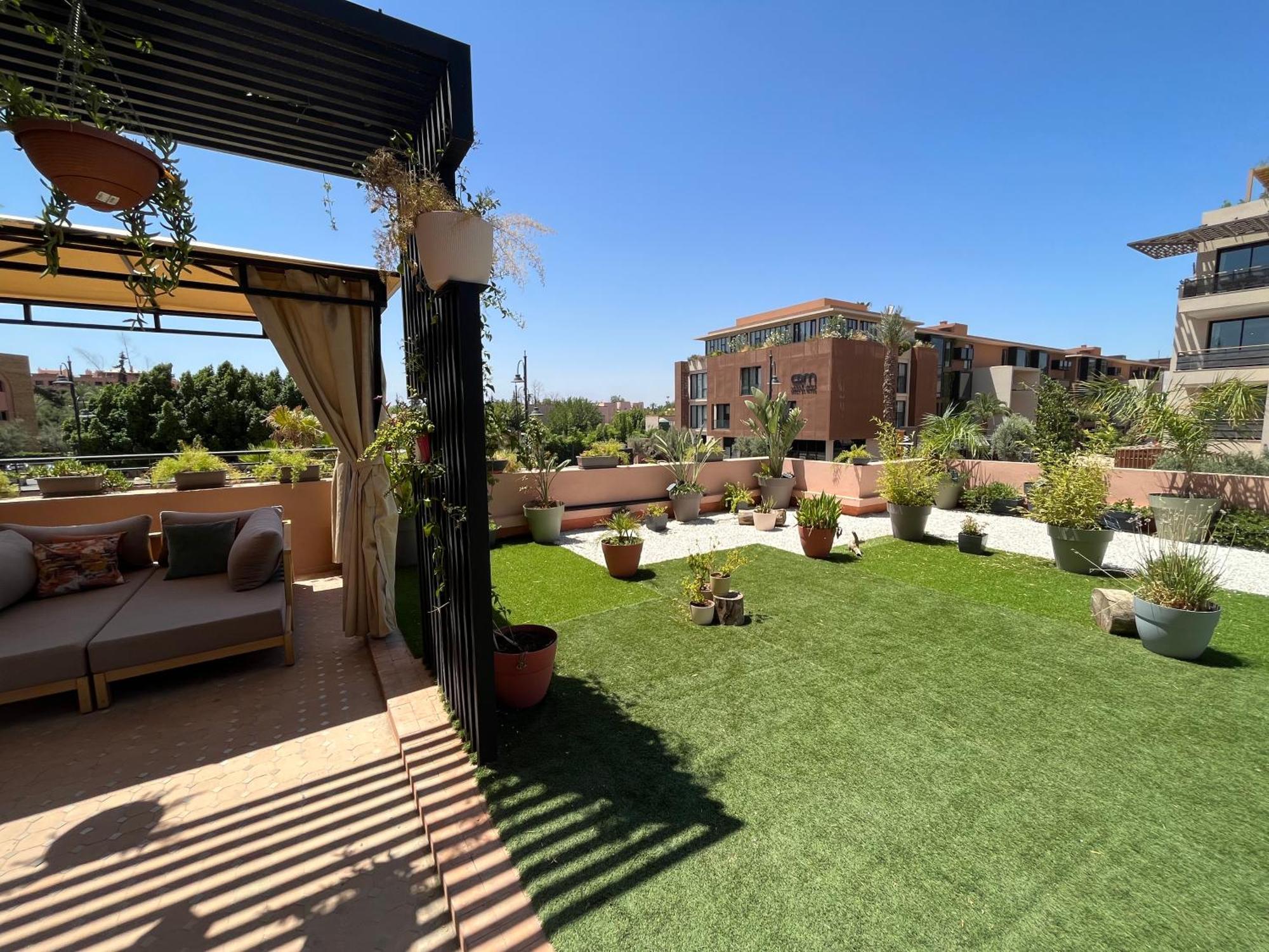 شقة Marrakech M Avenue Terrasse Jardin مراكش المظهر الخارجي الصورة